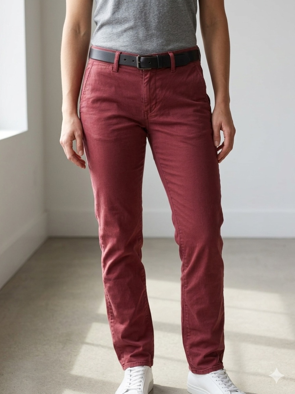 rag & bone M1/230060ELR Ellis Red Pants N129-20